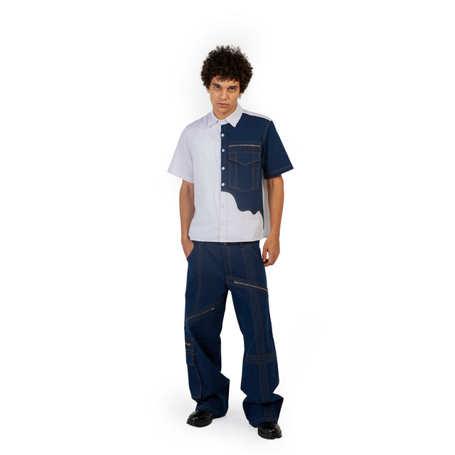 Lorenzo Denim Cargo Pants