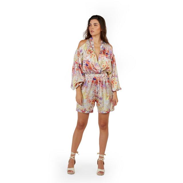 Romanino Silk Romper